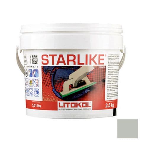 Litokol Litochrom Starlike Monomix C.560 (Серый цемент) затирочная смесь 1 кг