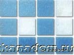 Architeza Water Line Blue ice Стеклянная мозаика 32,7х32,7 (кубик 2х2) см