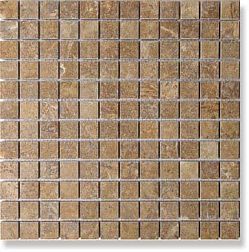 Chakmaks Mosaic Anatolian Stone 23х23 Noce Мозаика 30,5х30,5 (2,3х2,3) см