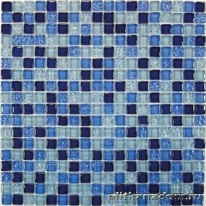 Bonaparte Мозаика стеклянная Blue Drops 30х30