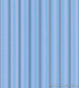 Шторка для ванны Fashun синий в едва заметную вертикальную полоску (A8603)