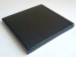 Росмозаика Вставка Моноколор черный 6,6х6,6 см