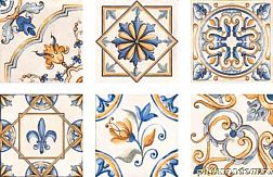 RHS Ceramiche (Rondine group) Tuscany Giotto Dec Mix Декор 20,3х20,3 см