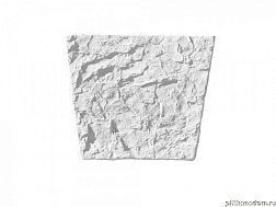 UniStone 5 Белый Замковый камень 30,0x39,5x4 см
