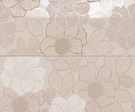 Novabell Milady MLW D41K Composizione Bloom Nut Brown Панно 50x60 (из 2-х плиток) см