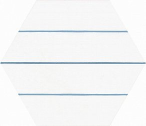 Codicer 95 Porto Hex. Savona Blue Керамогранит 22x25 см