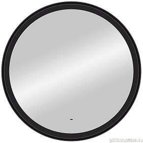 Зеркало Континент Planet Black LED D700 с подсветкой с бесконтактным выключателем ЗЛП1188
