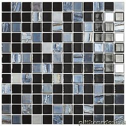 Vidrepur Astra Black Мозаика черный (на сетке) 31,7х31,7