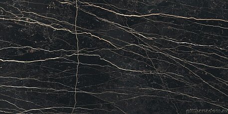 Rex Ceramiche Prexious Thunder Night Glossy Черный Полированный Ректифицированный Керамогранит 120х240 см