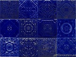 Absolut Keramika Toledo Cobalto Настенная плитка Декор 15,8x15,8 см