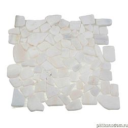 Sekitei Каменная мозаика MS0536 IL Мрамор белый треугольный 32х32 см