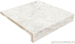 Gresmanc Evolution Evo White stone Rect Peldano Ступень фронтальная 31х31,7 см