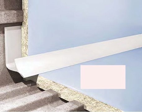 Cezar Профиль для плитки внутренний 9мм светло-розовый 0,9х250 см