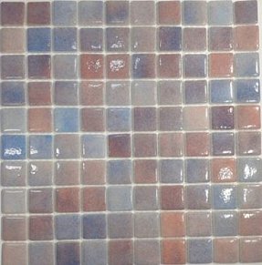 Gidrostroy Стеклянная мозаика QB-111 Фиолетовая Глянцевая 31x31 (3х3) см
