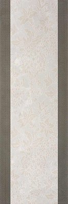 Serra Incanto 572 White Floral Dеcor Glossy Декор 30х90 см