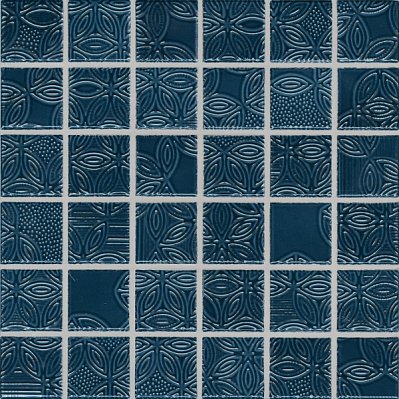 Jasba Floris Blue Intensiv Мозаика 5х5 31,6х31,6 см