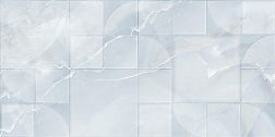 Kerlife Onice Blu Rel. Голубая Глянцевая Рельефная Настенная плитка 31,5x63 см