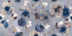 Ragno Decora R9QD Decoro Floral Rett Синий Матовый Ректифицированный Керамогранит 60x120 см
