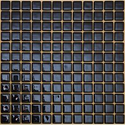 MVAPrintMosaic Мозаика стеклянная Моно 25FL-M-023 Черный 31,5х31,5 см