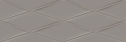 Cersanit Vegas VGU401 рельеф темно-серый Настенная плитка 25х75 см
