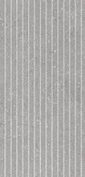 Dado Ceramica Shellstone Grigio Rigat-One 3 D Серый Матовый Керамогранит 60х120 см