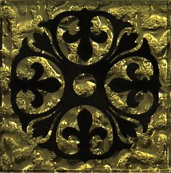 Росмозаика Вставка Бутон золото 6,6х6,6 см