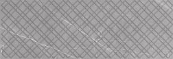 Pars Tile Tiga Structure Light Grey Серая Глянцевая Настенная плитка 30x90 см