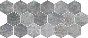 Monopole Pompeia Decor Gris Серый Матовый Декор 20x24 см