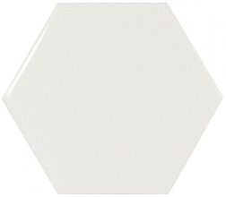 Equipe Scale Hexagon White Настенная плитка 10,7х12,4 см