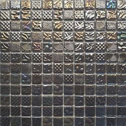 Gidrostroy Стеклянная мозаика L-028 Серая Глянцевая 2,5x2,5 31,7x31,7 см
