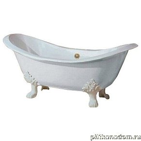 Magliezza Julietta WH Чугунная ванна (ножки белые) 183х78