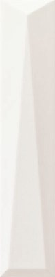 Ava Ceramica UP Lingotto White Glossy Белая Глянцевая Настенная плитка 5x25 см
