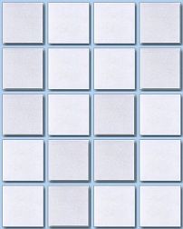 Irida Breeze Snowflake Стеклянная мозаика 32,7х32,7 см