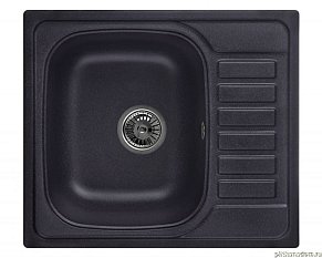 Granula GR-5801 Кухонная мойка, чёрный 57,5х49,5