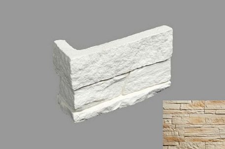 Камнелит Искусственный Камень Сланец Классический Песочный Угол 9,5х23 см