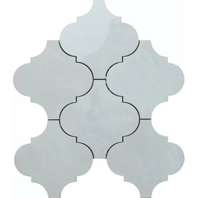 La faenza Bianco ArabescoOnicelp Серая Лаппатированная Мозаика 32,1х37,3 см