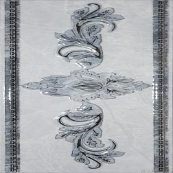 Евро-Керамика Дельма В 24 DL 4108 TG Серый Глянцевый Бордюр 7,7х27 см