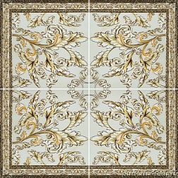 Infinity Ceramic Tiles Mola di Bari Roseton Jade Панно 120x120 (из 4-х плиток) см
