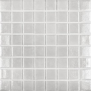 Vidrepur Shell № 563 White Белая Глянцевая Мозаика 31,7х31,7 (3,8х3,8 на сетке)