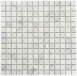Bonaparte Каменная мозаика Toronto-20 Pol Белая Полированная 30,5х30,5 (2х2) см