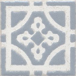 Керама Марацци Амальфи STG-A406-1266 Орнамент серый Вставка 9,9х9,9 см