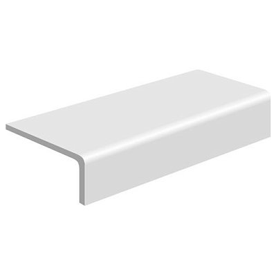 Iris Ceramica Solid Concrete Copribordo White R11 Спецэлемент 15х30 см