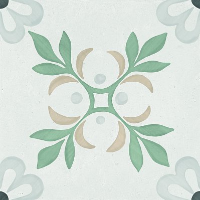 Harmony Sirocco Green Garden Серый Матовый Керамогранит 22,3x22,5 см