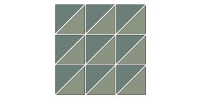 Top Cer Melbourne Green Sheet Зеленая Матовая Мозаика 30x30 см