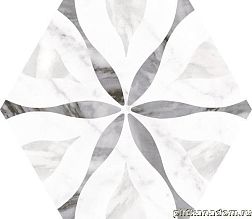 Equipe Bardiglio Hexagon Flower Напольная плитка 17,5x20 см