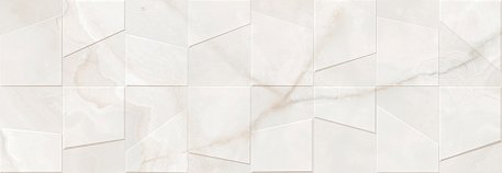 Kerlife Onix Blanco Rel. R Белая Глянцевая Рельефная Настенная плитка 24,2x70 см