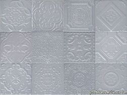 Absolut Keramika Toledo Silver Настенная плитка Декор 15,8x15,8 см