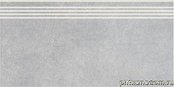 Керама Марацци Королевская дорога Керамогранит обрезной серый светлый SG614800R-GR Ступень 30х60 см