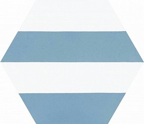 Codicer 95 Porto Hex. Capri Blue Керамогранит 22x25 см