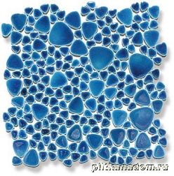 Giaretta Мозаика глазур. Морские камешки Himalayan Sky на бумаге 26,6х26,6 см